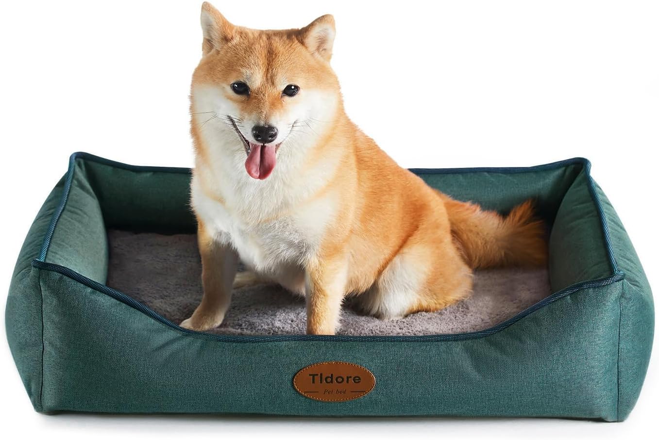 eewoldia Orthopedic Dog Bed Medium Size Dog, Durable Egg Crate Foam Sofa Dog Bed with Washable Removable Cover, Waterproof Lining, Pet Beds for Medium Dogs, Navy